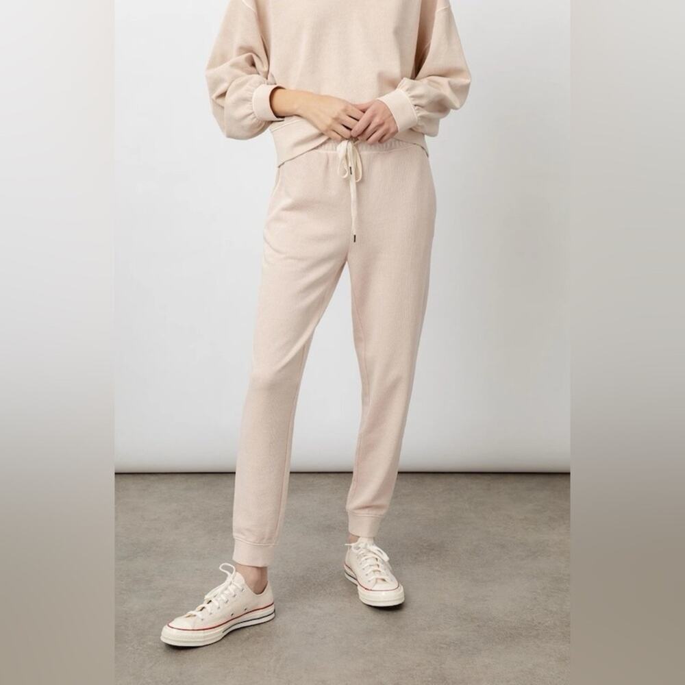 NWT RAILS Oakland Relaxed Sweatpants Jogger Putty Cream Size Large